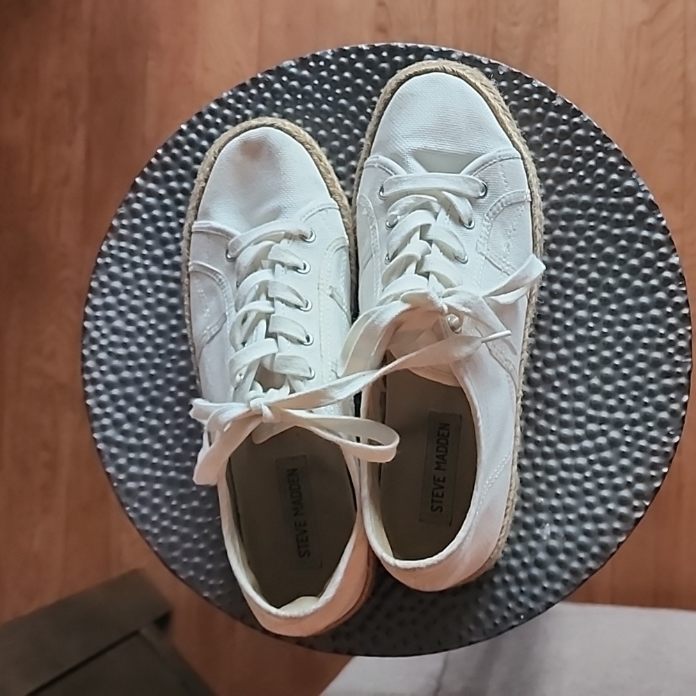 White Steve Madden Sneakers